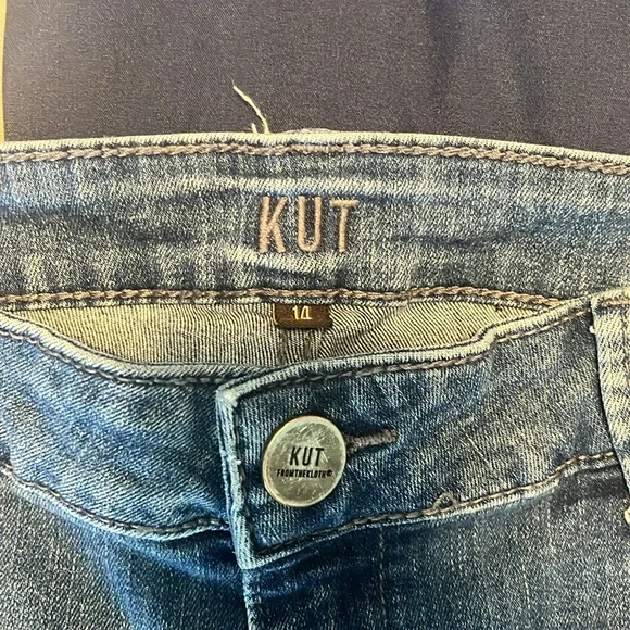 EUC Kut From The Kloth jeans. Size 14. Toothpick skinny - Picture 3 of 10